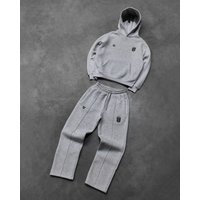Trendy Streetwear Hoodie & Jogger Set Zip Up Design & Casual Pullover Sweatshirt & Lounge Pants