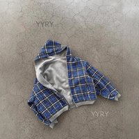Clothing Retro Y2K Streetwear Hoodie Grid Zipper Oversized Pullover Sweatshirt & Trendy Fashion