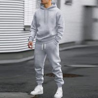 2 Piece Hoodie & Jogger Set – Casual Streetwear Outfit Breathable Polyester Oversized Fit