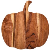 Pumpkin Shaped Wood Board Charcuterie Serving Platter