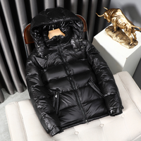 Bright Jacket Hooded Warm Duck Down Casual Winter Wear