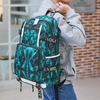 Bags Style Printed Backpack Large Capacity Computer Backpack Waterproof Schoolbag Middle School Students