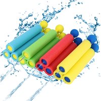 Foam Soakers Blaster Squirt Guns Pool Noodles Toy Plastic Handle Summer Swimming Beach Garden Fighting Game Outdoor Toys