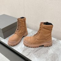 In-Stock Newan American Style Thick-Soled Boots For Men Women, Couple's Model, Distressed Vintage Martin Boots,