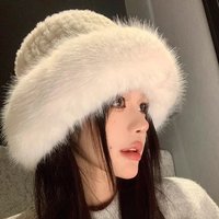 Northeast Harbin Changbai Mountain Winter Plush Children’s Big Head, Small Face, Thickened Windproof Fisherman, Bowl