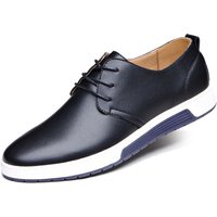 Spring and autumn business men's shoes Fashion casual leather shoes plus-size formal sandals