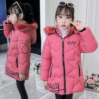 Winter Cotton Padded Coat Thickened Medium Length Cotton Padded Coat Down Cotton Warm Cotton Padded Jacket