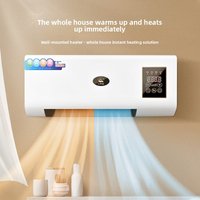 2 1 Mobile Air Conditioner Fan Bathroom Home Bedroom Wall mounted Electric Heater Warmer