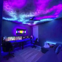 RGB Smart Thunder Cloud LED Light Sound Control DIY Escape Room Bar Gaming & Live Streaming Atmosphere Lighting
