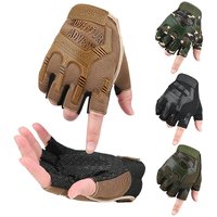 Seal Half Finger Gloves Men's Training Tactical Outdoor Fighting Sports Protective Gloves