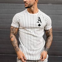 Clothing loose spade poker 3D digital printing T shirt street personality trend round neck short sleeve