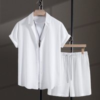 Clothing Beach Short Sleeved Floral Shirt Hawaiian Suit Printed Shirt