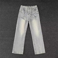 Clothing Jeans Flared Cleanfit Niche High End American Straight Trousers
