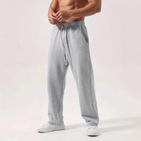Pantalones deportivos para hombre, otoño e invierno, rectos, holgados, informales, para fregar
