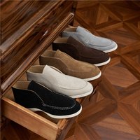 Men's Business Casual Boots โ Lightweight Leather Chelsea Boots (Soft Sole & British Style)โ