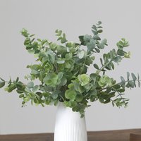 Engineering landscaping home decoration fake flowers accessories plants simulated plastic flowers eucalyptus leaves outdoor