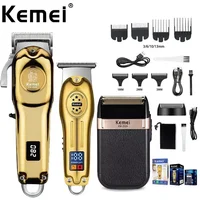Kemei KM-2628 KM-678 KM-2024 USB Rechargeable Clipper Professional Cordless Men Trimmer Men's Hair Cutting Machine