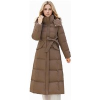 Clothing medium long style 2024 style fashionable high end cotton jacket waist hugging thickened warm jacket