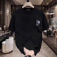 High-end Trendy Brand Short-sleeved T-shirt Men's 2024 New Arrival Hot Style Summer Trendy Handsome Printed Casual T-shirt Men's Top