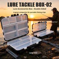 Double layer Box Micro fishing Accessories Portable Hook Lead Sheet Box Wholesale Lure Boxes