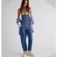 Clothing Supply Casual Loose Denim Overalls Trousers
