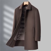 Premium Double Faced Wool Coat – Business Casual Winter Overcoat