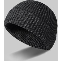 Night reflective silk knit hat Winter outdoor sports reflective hat Running hat personality warning hat melon cap