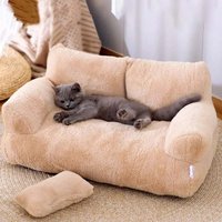 Sofa Winter Warm Cat Nest For Small Medium Dogs Cats Comfortable Plush Puppy Bed Pet Supplies