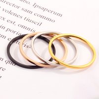 2025 Fashion Style Novelty, thin 1mm stainless steel ring, fashionable jewelry, engagement ring