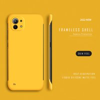 Ultra Thin Slim Hard PC Frameless Case For XIAOMI Mi 12 11 10 9 Lite SE 9T 10T 11T Pro Poco F3 Matte Cover Cases