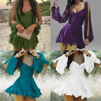 2026 Spring Collection Cross Border European American Foreign Trade Clothing Sexy Solid