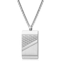 Simple Classic Titanium Steel Necklace Fashion Pendant Hip Hop Matching Accessories