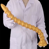 LuvBox AD502 Extra Long Spiral Steel Silicone Plug Flirting Toy Male Gay Anal Sex Dildo Masturbator