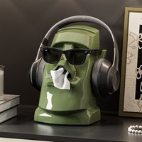 Ins Style Creative Quirky Living Room Decoration Multi-purpose High-end Tissue Storage Box Glasses Headphone Holder