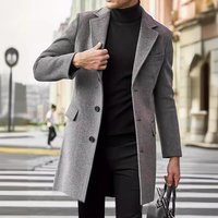 Clothing Mid Length Woolen Coat Autumn Winter Woolen Suit Jacket