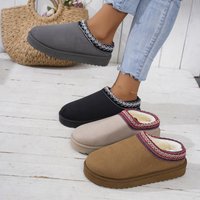 Shoes lace ethnic fashion snow boots plus shoes padded cotton shoes