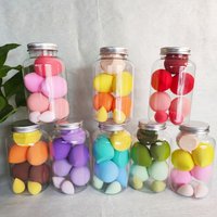 Cotton Pads 7 Pack Beauty Eggs Do Not Absorb Powder, Super Soft, Dry And Wet Dual Use Internet Celebrity Makeup Eggs, Mini Sponge Makeup Puff