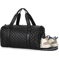 Travel Bags Short Business Trips PU Handbag One Shoulder Crossbody Bag With Wet And Dry Separation And Independent Shoe Compartment