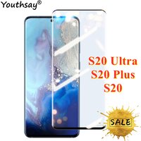 3D Full Cover Screen Protector For Samsung Galaxy S20 Ultra Glass For Samsung S20 Ultra Tempered Glass For Samsung S20 Ultra