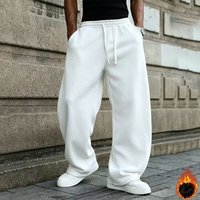 American Style Trendy Casual Trousers Loose Fit Drawstring Wide Leg Sports Pants Versatile Cross Border Foreign Trade