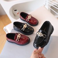 Lil Globe Trotter New Arrival Spring And Autumn Boys Fashionable Versatile Soft Sole Princess British Style Performance Single Shoes
