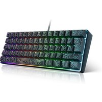 G61 Contour Keycap Transparent Keyboard RGB Luminous Compact Membrane Keyboard Desktop Computer Keyboard Factory