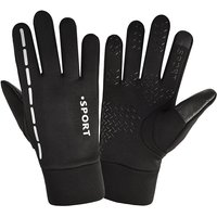 Cycling Warm Gloves Men’s Autumn And Winter Outdoor Riding Plus Velvet Thick Touch Screen Non-slip Waterproof Sports Gloves Women