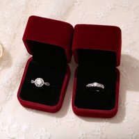 Rotating Ballet Diamond Pigeon Egg Design Elegant High End Ring Proposal Gift Girlfriend Wedding Ring Prop