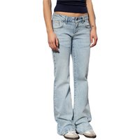 Clothing Elastic Slim Fit Flared Pants Jeans