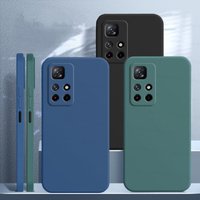 For Xiaomi Poco M4 Pro 5G Case Poco F3 X3 M3 M4 Pro 5G Cover Shockproof TPU Liquid Silicon Phone