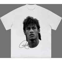 Cabeza Grande Vintage Neymar, Camiseta Fútbol Unisex, Sudadera, Camisetas Gráficas, Hombre Y Mujer, Ropa De Calle