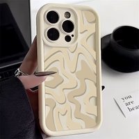 Striped Pattern Phone Case iPhone 16 Pro Max 15 14 13 12 11 X XR 7 8 16 Plus SE 2022 Shockproof Matte Soft Silicone Cover
