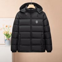 Clothing Cotton Padded Jacket Thickened Hooded Jacket Detachable Hood Middle Aged People Short Padded Jacket Pearl Style