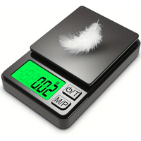 Precision Pocket Scale 1000g X 0.01g - Digital Gram, Food, Jewelry, Ounces/Grains Scale with Backlit LCD - Mini Scale for Travel